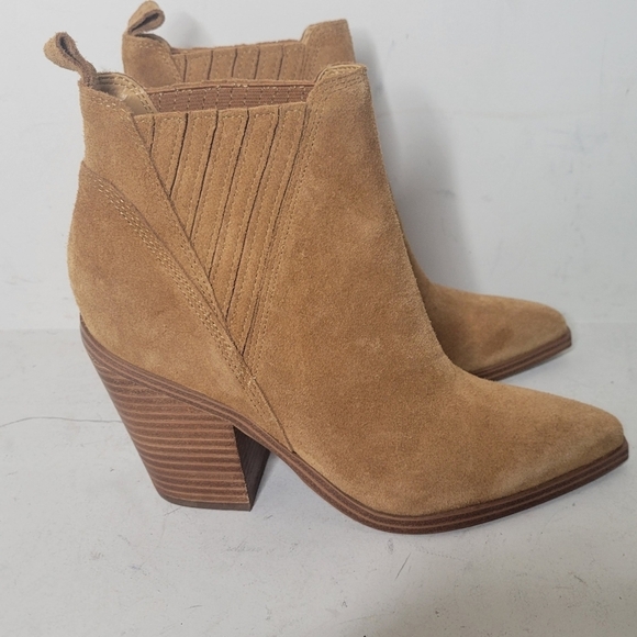 Marc Fisher Mariel Heeled Western Bootie SZ 9.5 - Picture 5 of 9